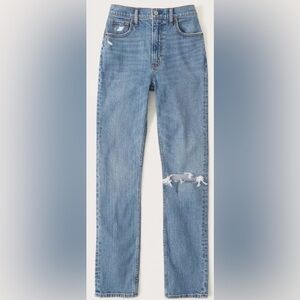 A&F Ultra High Rise 90s Straight Jean (28 / 6 R)